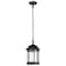 Nuvo Hopkins Outdoor Hanging Lantern 1 Light Matte Black Finish 60/6117 - alternate 2